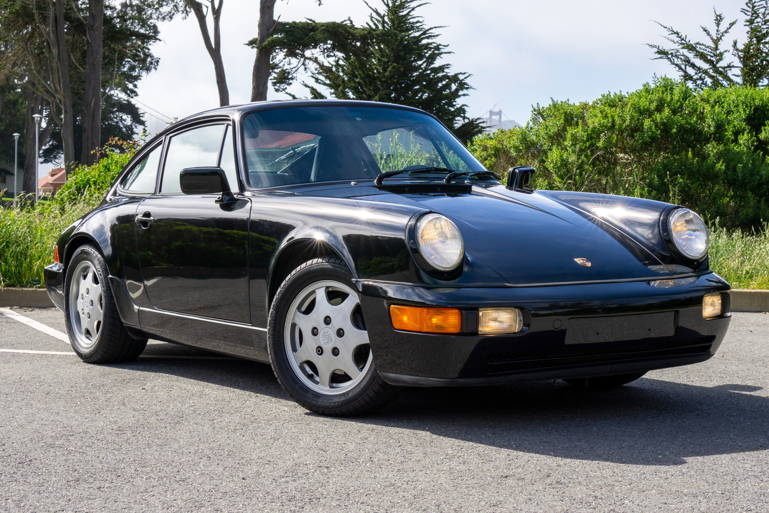 1991 Porsche 964 C4 Coupe Black Metallic For Sale California